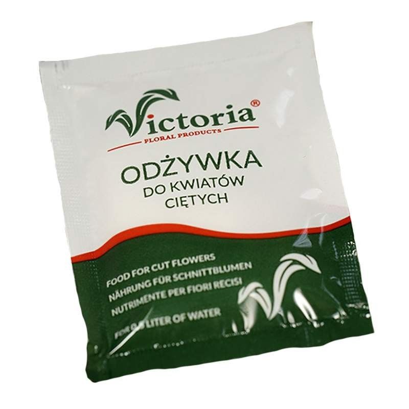 Odżywka do kwiatów ciętych w saszetce - Victoria® - 5 g | (50 szt.) opakowanie