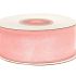 Wstążka szyfonowa 25 mm x 25 y - jasno różowa