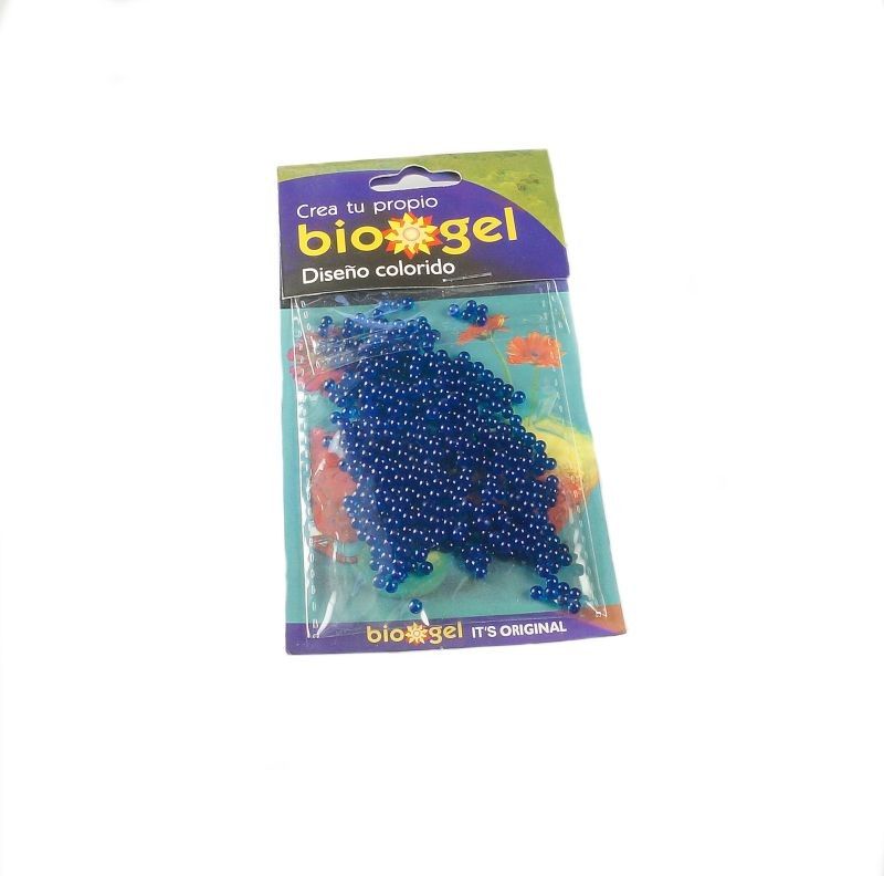 Hydrożel - niebieskie kulki żelowe