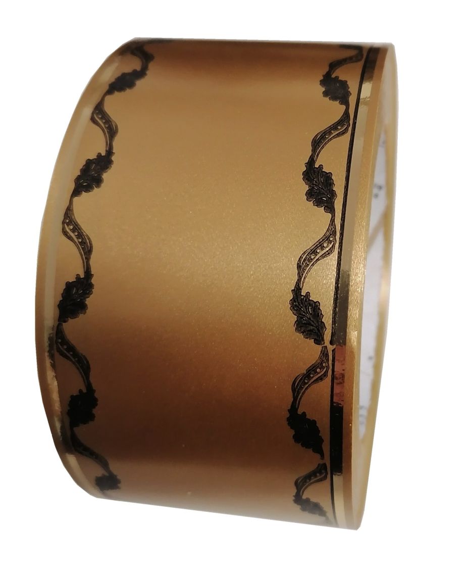 Szarfa pogrzebowa 6cm x 50y złota