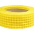 Wstążka kratka 4 cm x 10 m - cytrynowa