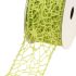 Wstążka koronkowa 5 cm x 9 m - zielona