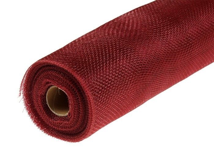 Siatka plastikowa 50 cm x 10y - 5091 Bordowy