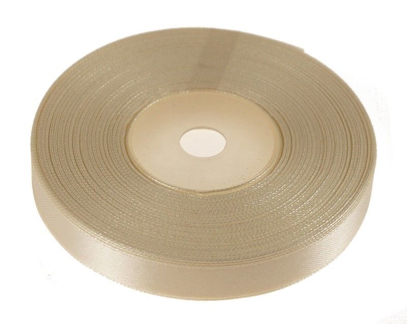 wstążka satynowa ekri 12mm x 32 m