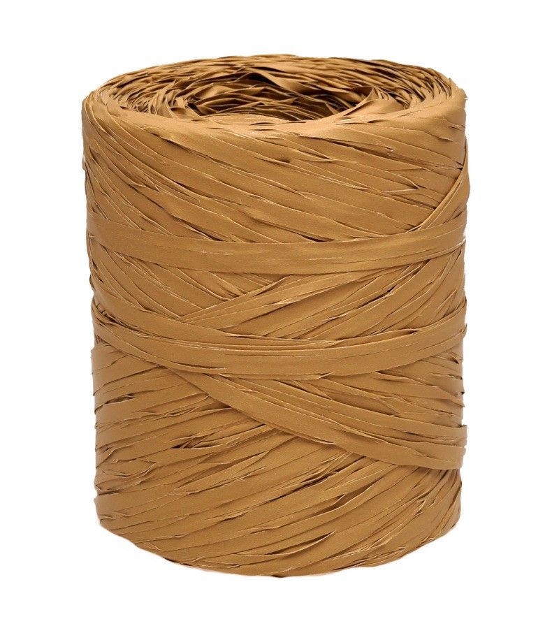 Rafia włoska ciemno beżowa - R167
