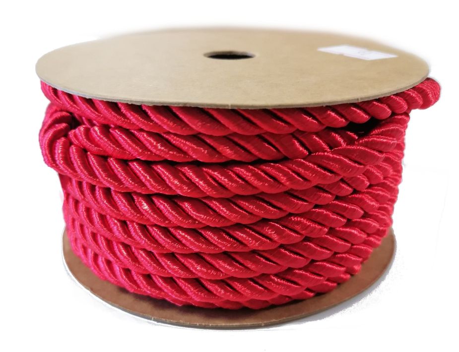 sznurek ozdobny czerwony