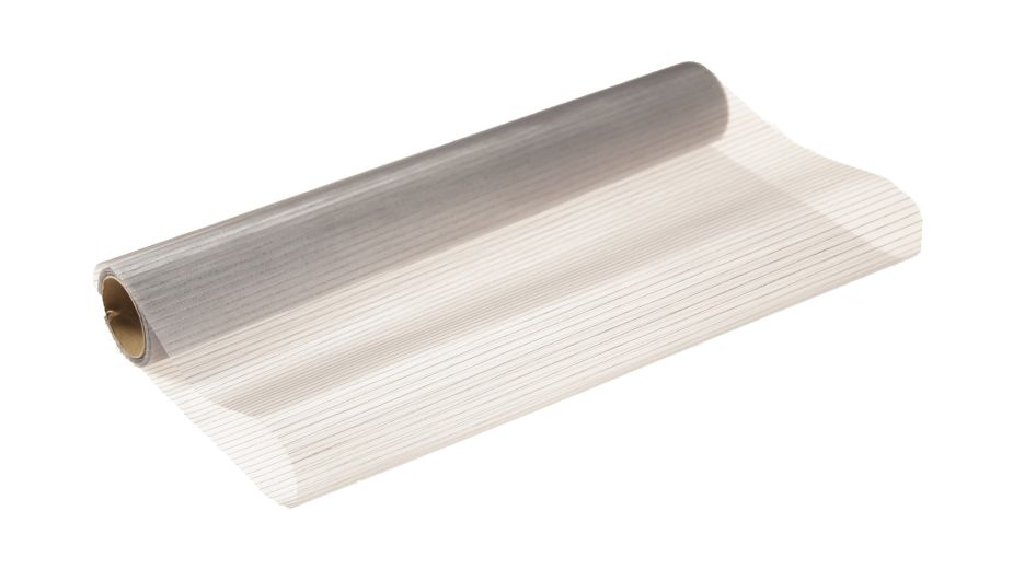 Organza w prążki 36 cm x 4,5 m | Kolor szary