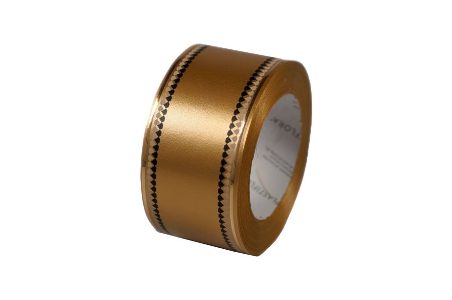Taśma pogrzebowa 6cm x45m złota-13