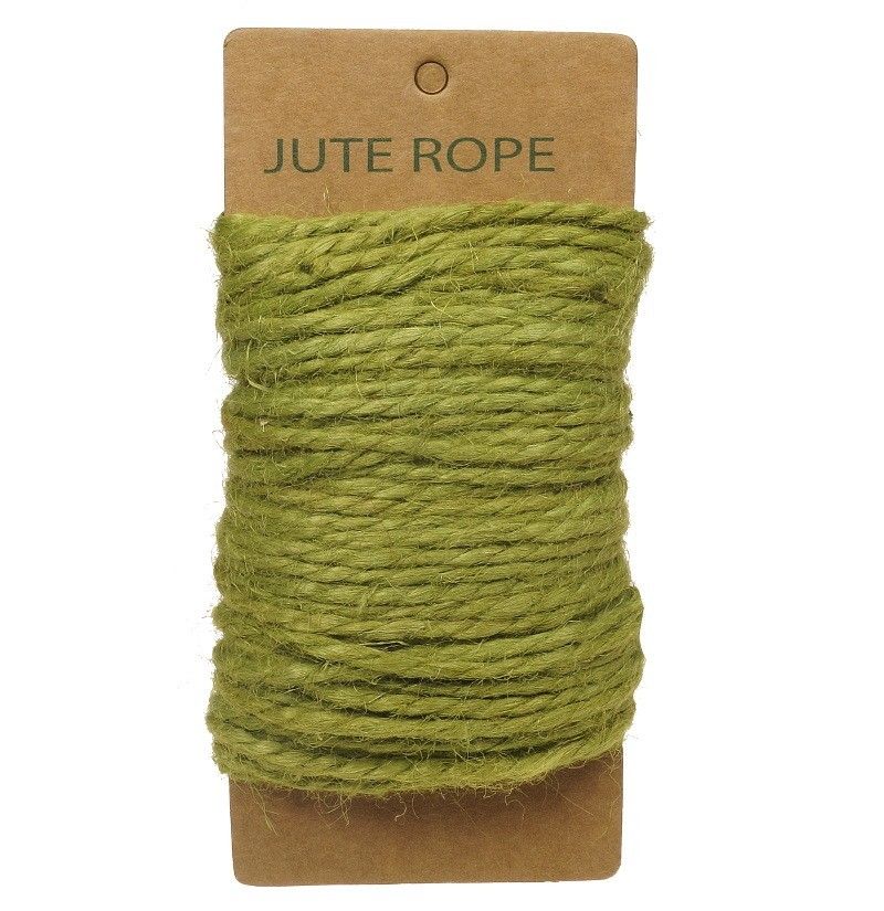 Sznurek jutowy - zielony