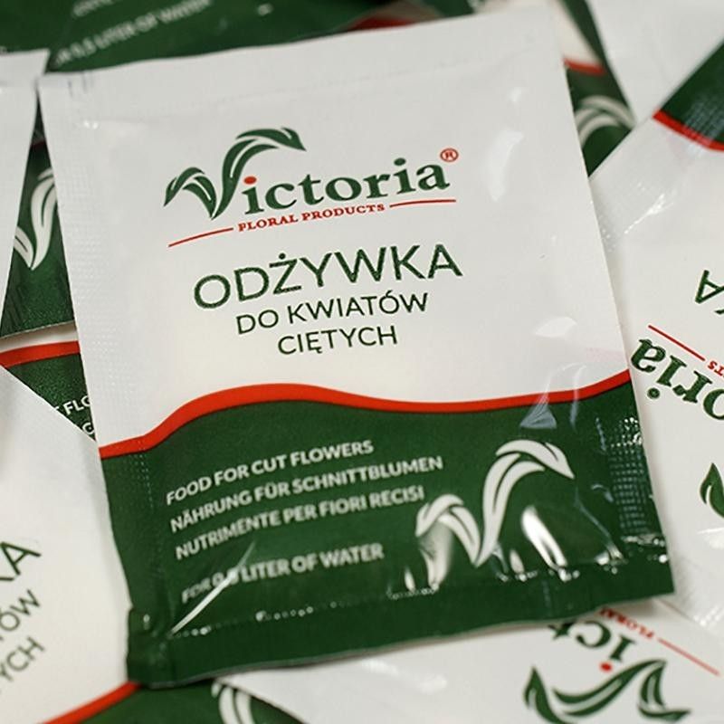Odżywka do kwiatów ciętych w saszetce - Victoria® - 5 g | (50 szt.) opakowanie