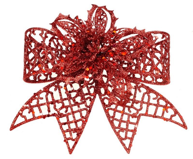 Kokarda brokatowa-czerwona