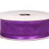 Wstążka z organzy 25 mm x 9 m - fioletowa