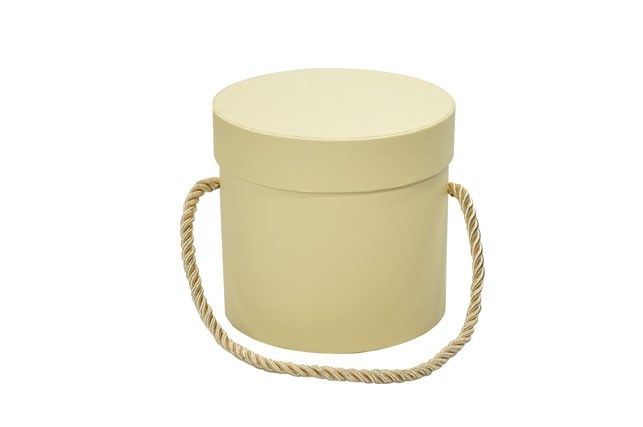 MINI FLOWERBOX 12,2 CM X 12,7 CM - KREMOWY