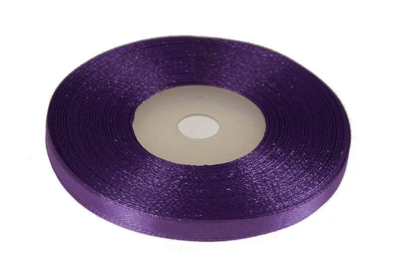 Wstążka satynowa 6mm x 32m | Fioletowy