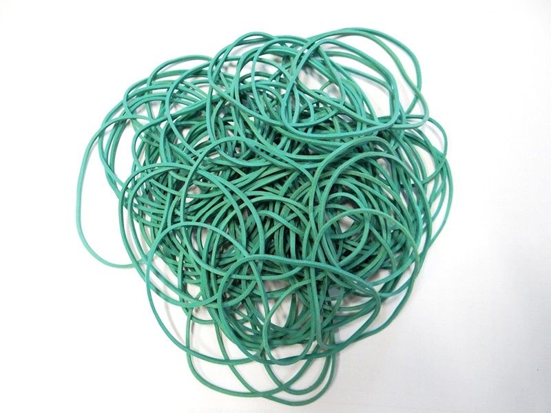 Gumki recepturki 40mm 1kg, zielone