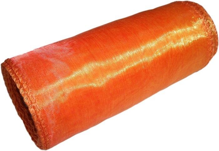 Organza 12 cm x 9 m | 5038 - Pomarańczowo-złoty
