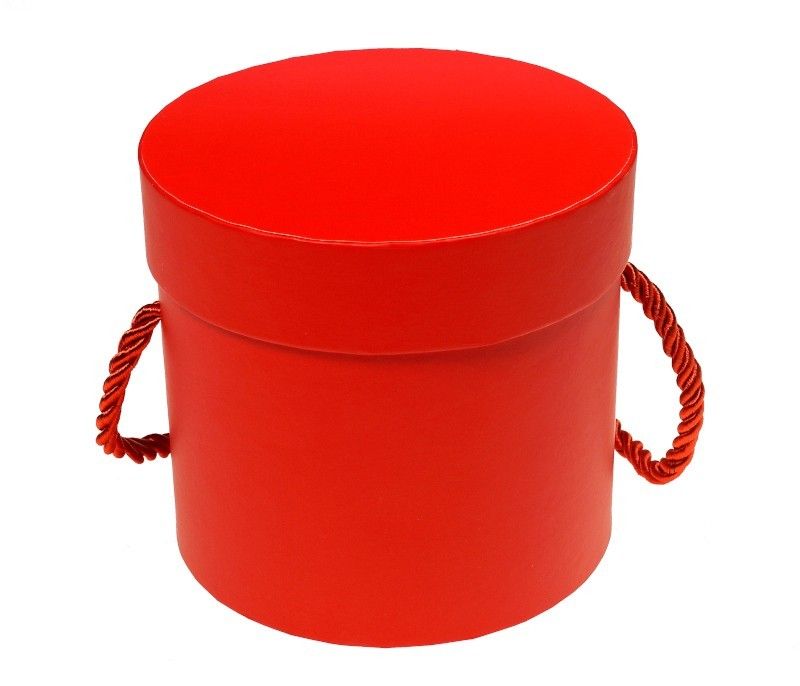 Mini flower box 12 cm x 11 cm - czerwony