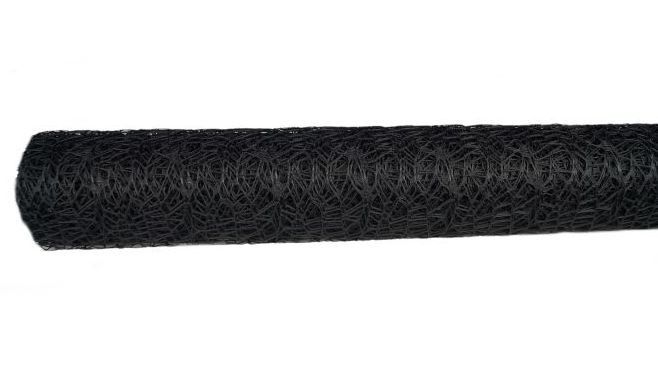 Czarna siatka koronkowa