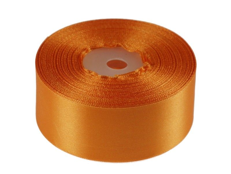 Wstążka satynowa 38 mm x 32 m | Pomarańczowy