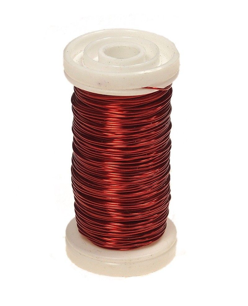 Drucik florystyczny gładki - czerwony