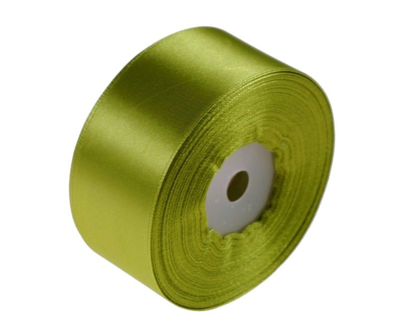 Wstążka satynowa 38 mm x 32 m | Oliwkowy