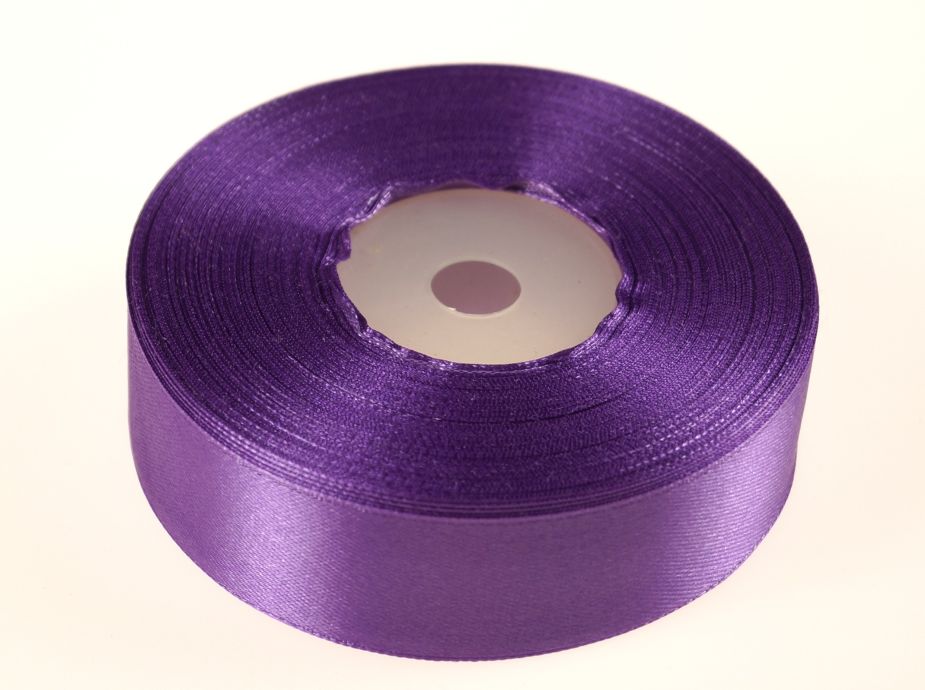 Wstążka satynowa 25mm x 32m | Fioletowy